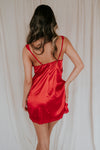 PIJAMA ROJA SATÍN